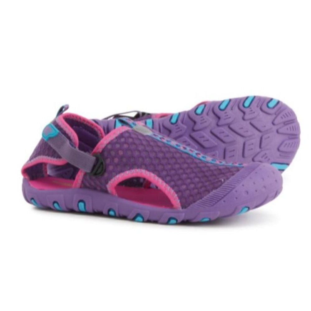 NWT Western Chief Big Girl's Rainier Sport Water Sandals - Purple